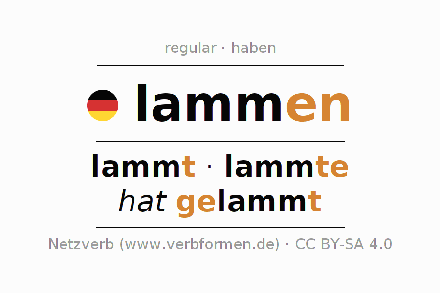 Oraciones de ejemplo con el verbo lammen