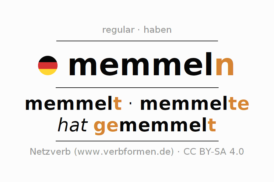 Oraciones de ejemplo con el verbo memmeln