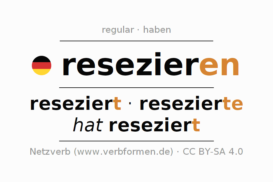 Oraciones de ejemplo con el verbo resezieren
