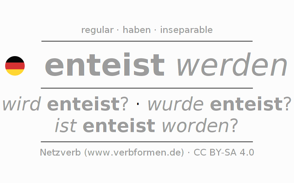 Oraciones de ejemplo con el verbo enteisen 〈Pasivo procesivo〉 〈Oración interrogativa〉