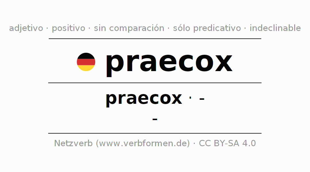 Declinación y aumento de praecox